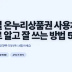 [디지털 온누리상품권 사용처 제대로 알고 잘 쓰는 방법
