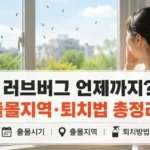 러브버그 출몰시기 출몰 지역 퇴치 방법 총정리