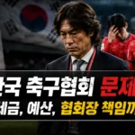 한국 축구협회 문제점과 홍명보 월드컵 탈락 총정리