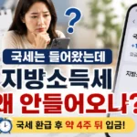 국세와 지방소득세가 따로 들어오는 이유를 설명하는 썸네일