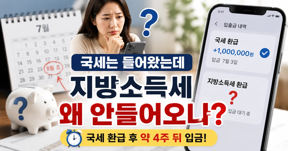 국세와 지방소득세가 따로 들어오는 이유를 설명하는 썸네일